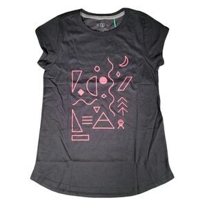 Hydro Flask Women's Black Shape Up T-Shirt Sz S